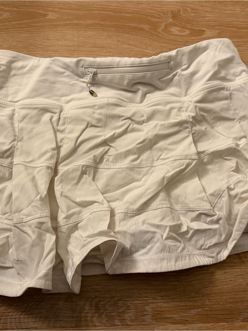 White lululemon tennis skirt